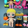 Dolls 1Doll 1Clothes 1Shoes 1Baby Bottle 1Glasses lol Original 8CM Big Sisters Girls play house DIY Toys And Gifts 231030