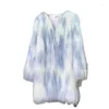 Women's Fur European And American Autumn Winter Clothing Women Imitation Beach Wool Lamb Long Coat