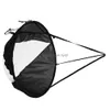 Kayak Accessories 108Cm Foldable Sail Clear Window Downwind Popup Canoe Wind With Storage Bag Drop Delivery Sports Outdoors Water Pad Dhpv3