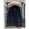 Piumino Designer Canadian Goose Versione di media lunghezza Piumino Piumino da donna Piumino Parka Inverno Spessa Cappotti caldi Donna Antivento Streetwear C492