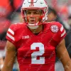 NCAA Nebraska Cornhuskers koszulka piłkarska Deontre Thomas Cam Taylor-Britt Myles Farmer Damian Jackson Isaac Gifford Grant Tagge Riley Ndamuk