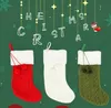 Knitting Wool Christmas Stocking Xmas Tree Ornament Santa Candy Gift Bag Knitted Socks Prop Socks Party Pendant Decorations