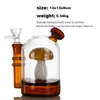 Vintage Premium Mushroom Glass Bong Water Hookah Smoking Pipe 5.1inch Percolator Dab Rig Original Factory Wholesale with 14mm Joint Bowl