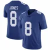 5 Kayvon Thibodeaux 26 Saquon Barkley 8 Daniel Jones Lawrence Taylor Michael Strahan Darren Waller Dexter Lawrence II heren dames jeugd voetbalshirts