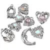 Charms 2st Metal Butterfly Rose Crystal Rhinestone Pärlor Y2K hängen för halsbandsarmband smycken som gör DIY -tillbehör