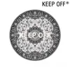 Keep Off-Teppich Designer-Teppich Cashew-Blume runder Teppich Schlafzimmer Wohnzimmer Hypebeast Designer-Teppich
