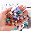 Objets décoratifs Figurines Colorf Mini Thé au Lait Charmes Pendentif Accessoires Pour Bijoux Artisanat Bricolage Porte-clés Boucle D'oreille 1536 Drop Deliv Dhyfj