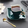 Cups Saucers Nordic Style Creative Ceramic Mug Coffee Cup Dish Set Afternoon Tea Shop Dim Sum Office