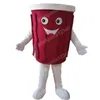 Kerst Koffiekopje Mascotte Kostuums Halloween Fancy Feestjurk Stripfiguur Carnaval Kerst Reclame Verjaardagsfeestje Kostuum Outfit