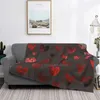 Blankets Red Foil Top Quality Comfortable Bed Sofa Soft Blanket Hearts Shine Luxury Glitter Texture Imitation Surface