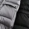 Kurtki męskie zimowe mężczyźni średniej długości bawełniany duży kieszeń duży parkas płaszcz wiatrowoodporny ciepły płaszcz mężczyzna