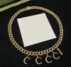 Designer Colliers de haute qualité Collier ras du cou cubain Collares Punk Vintage Chunky chaîne à maillons épais pour les accessoires de bijoux du Nouvel An