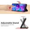 Vierkant geruit PU-lederen portemonnee-hoesjes voor iPhone 15 Plus 14 13 Pro Max 12 11 Fashion Cube Lines Credit ID-kaartsleufhouder Boek standaard Telefoon Flip Cover Pouch Strap