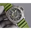 Paneri Watch Movement ZF 공장 디자이너 시계 시계 자동 사파이어 미러 스위스 자동 이동 크기 44mm 47mm 고무 스트랩 럭셔리 시계 기계 WRI