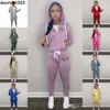 2023 Fall Winter Women Tracksuits Sweatsuit Zipper Hoodie Two Piece Set Plush Sweater Sweatpants Jogger Suit