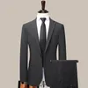 Costumes pour hommes de haute qualité Business Casual (pantalon de costume) Costume élégant et beau élastique deux pièces plusieurs styles sont disponibles