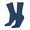 Мужские носки женские повседневные темно-синие носки высокого качества весна лето осень зима