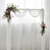 Decorative Flowers Artificial Flower Wreath Door Threshold Diy Wedding Decor Home Party Rose Floral Wall Christmas Garland Gift Peony Plants
