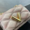 10A Luxury Chain Bag Classic Hard Box Sheepskin Fashionable Metal Flip Twist Lock Shoulder Crossbody Bags Sliding Adjustable Chain Underarm Shopping Bags