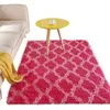 Carpet Gradient Color Bedside Long Fur Soft and Comfortable Living Room Bedroom Full of Strip Sofa Mats 231027