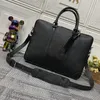 Çanta Tasarımcı Evrak Çıtası Dizüstü Tote Çanta Erkekler Siyah İş Tote Omuz Çantası Messenger Çanta Crossbody Bag Dizüstü Tag