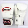 Engrenagem protetora 10 12 14 oz luvas de boxe pu couro muay thai guantes de boxeo luta mma sandbag luva de treinamento para homens mulheres crianças dhgxk