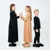 Tenues assorties pour la famille AP Collection du vendredi soir vêtements assortis pour la famille enfants garçons filles bébé adolescent mode velours robe unie ensemble footie 231030