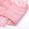 Culottes pour femmes Sous-vêtements taille haute en dentelle brodée Sous-vêtements de qualité Creux Respirant Lingerie confortable SXXL Slips 3pcs 231027