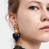 Dangle Earrings Juran Charm قطرة متعددة الألوان للنساء الحفلات الزفاف الطبيعية خمر هدية عيد الميلاد المجوهرات المجوهرات Bijoux