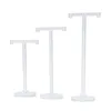 Smyckespåsar 3st/ set örhängen Stand Holder T-form Ear Studs Display Rack Tree Organizer (tunn version)