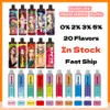 Original Sunfire 7000Puff 8000 Einweg -Vape -Stift Puff 7000 Elektronische Zigaretten 18ml Pod Mesh Spule RGB wiederaufladbar 0% 2% 3% 5% Gerät Vaper 20 Obstaromen Banane Banane