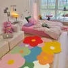 Carpets Bedroom Home Carpet Large Area Colorful Living Room Flower Thickened Decoration Rug Non-slip Coffee Table Mat