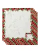 Bord Mattor Julblomma Pine Tree Cone Mat Mat Holiday Kök Mat dekor Placemat bröllopsfest servett