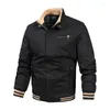 Männer Jacken 2023 Herbst Arbeitskleidung Waschjacke Mittel- und Jung Stehkragen Slim Fit Outdoor Freizeitmantel