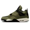 Med Box Jumpman 4 Basketball Shoes 4s Sneakers Outdoor Womens Platform Shoes Bred Black Pine Green Mens Womens Sports Trainers