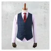 Męskie garnitury 2023 Dostosowane rozmiary Premium Suit British Plaid High-end Business Formal Dress for Slim Fit Groom Wedding