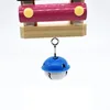 Autres fournitures d'oiseaux colorés suspendus Xylophone jouet Cage accessoires avec cloches pour poulet perroquet perruche perruches