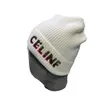 Celinf Autumn/Winter Sticked Hat Big Brand Designer Beanie/Skull Caps staplade hatt Baotou Letter Ribbed Woolen Hat2566