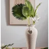 Vases Ceramic White Vase Hydroponic Dry Flower Device Simple El Porch Decoration Creative Soft