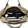 Briefcases Brand Men Crossbody Bags Male Canvas Shoulder Messenger Man Handbags For Travel Casual Large Satchel Briefcase