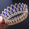 Renkli Yuvarlak Boncuk Kristal Rhinestones Yeni Marka Ucuz Gelinlik Tiara Partisi Prom Afrika Başlıkları Aksesuarlar Etkinlikler Kulüp Mezuniyet