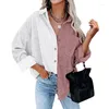 Blusas femininas outono vintage manga longa blusa casual veludo camisa jaqueta de algodão topos high street solto feminino blusas 17960