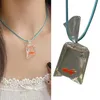 Chains Goldfish Fish Necklace Creative Transparent Water Bag Pendant Japanese For Women Kids Men