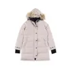 Puffer Designer Canadian Goose Version mi-longue Pufferer Down Veste Femme Parkas Hiver Épais Manteaux Chauds Femmes Coupe-Vent Streetwear73