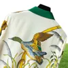 Runway Brand Design Luxury Plus taille Top Summer Baroque Palais Vintage Shirt Femmes Imprimez les chemisiers à manches longues 3L Y2008281490633