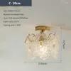 Ceiling Lights Modern LED Glass For Living Room Bedroom Aisle Lamps Luxury Crystal Chandeliers Indoor Lighting Fixtures