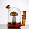 Vintage Premium Pilzglas Bong Wasser Shisha Rauchpfeife 5,1 Zoll Perkolator Dab Rig Original Fabrik Großhandel mit 14mm Gelenkschale