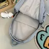 Plecak Enopella Travel Mochila Kawaii nylon kobiet dla dziewcząt torba szkolna moda femol college bookbag czarny laptop plecak