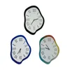 Horloges murales Horloge acrylique irrégulière Montres silencieuses suspendues décoratives pour salon chambre à coucher salle de bain décors
