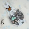 Dog Apparel Cartoon Print Pet Shorts Diaper Sanitary Physiological Pants Washable Female Short Panties Menstruation Underwear Briefs